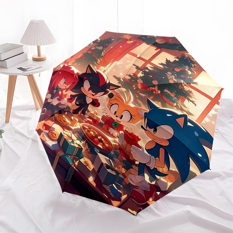 1pc Sonic & Friends Christmas Edition Automatic Opening Folding Umbrella 8 Rib Iron Frame, Portable Design, Outdoor Use, Festive Gift for Fans, Travel
1pc Sonic & Friends Christmas Edition Automatic Opening Folding Umbrella 8 Rib Iron Frame, Portable Design, Outdoor Use, Festive Gift for Fans, Travel
