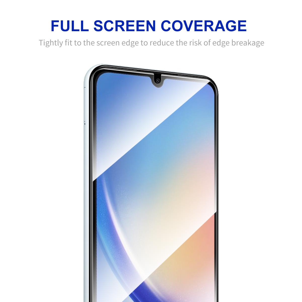 ENKAY HAT PRINCE for Samsung Galaxy A34 5G/M34 5G/F34 5G High Aluminium-silicon Glass 0.26mm 9H 2.5D Full Glue Full Screen Protector As Shown A
ENKAY HAT PRINCE for Samsung Galaxy A34 5G/M34 5G/F34 5G High Aluminium-silicon Glass 0.26mm 9H 2.5D Full Glue Full Screen Protector As Shown A