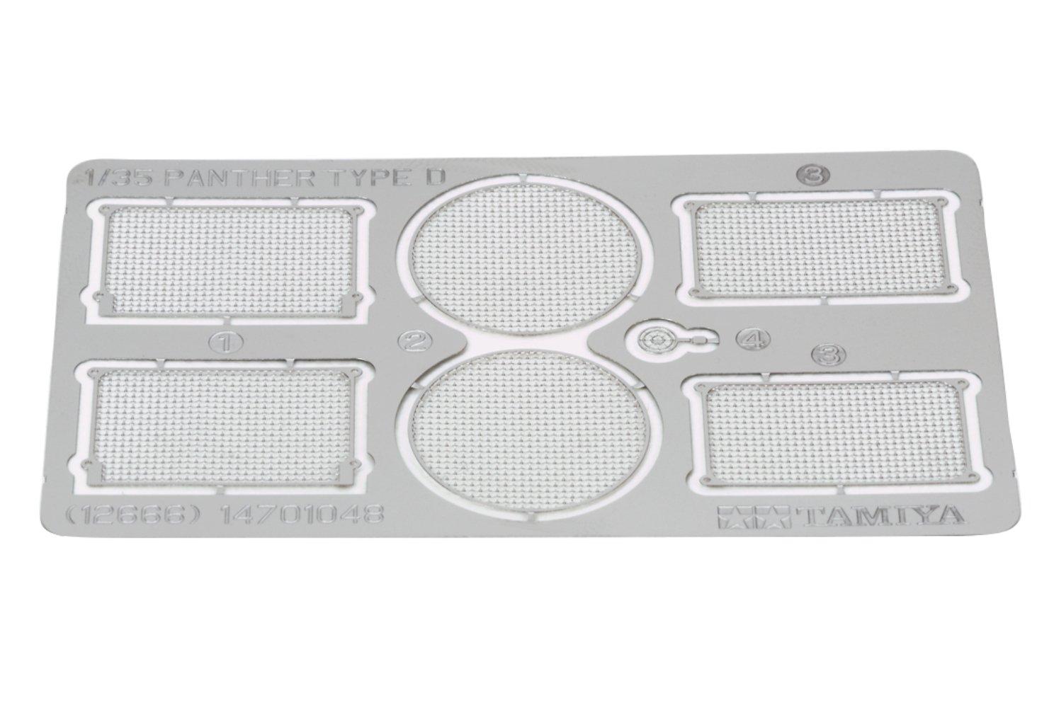 Tamiya Detail Up Parts Series German Army Panther D Type Etched Grill Set Plastic Model Parts 12666 1/35 No.66
Tamiya Detail Up Parts Series German Army Panther D Type Etched Grill Set Plastic Model Parts 12666 1/35 No.66