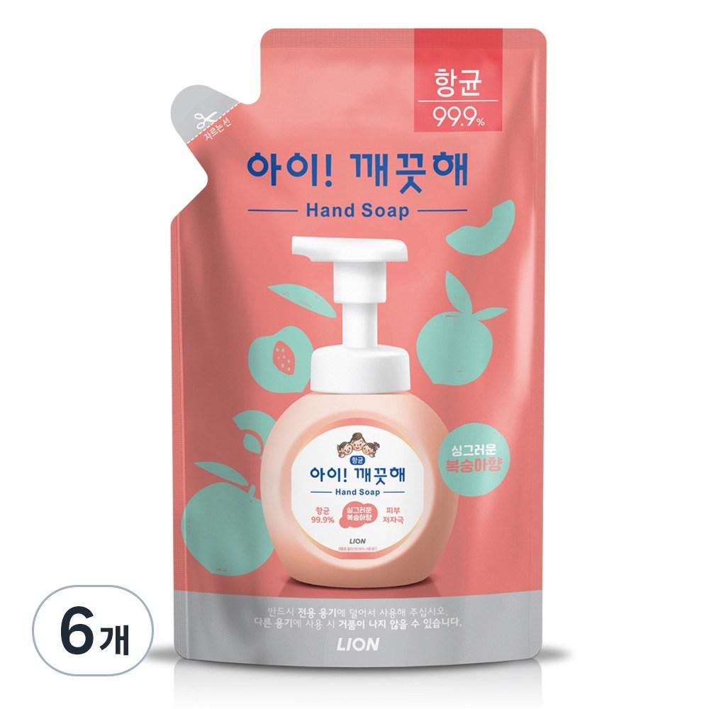 Мыло-пена для рук Eye Clean антибактериальное, многоразовое, увлажняющее, со вкусом персика, 200 мл, 6 штук
Мыло-пена для рук Eye Clean антибактериальное, многоразовое, увлажняющее, со вкусом персика, 200 мл, 6 штук