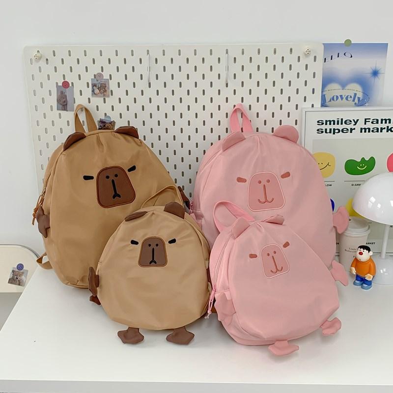 ins new cute pink kapibara backpack, cartoon cute capybara girl soft girl storage backpack
ins new cute pink kapibara backpack, cartoon cute capybara girl soft girl storage backpack