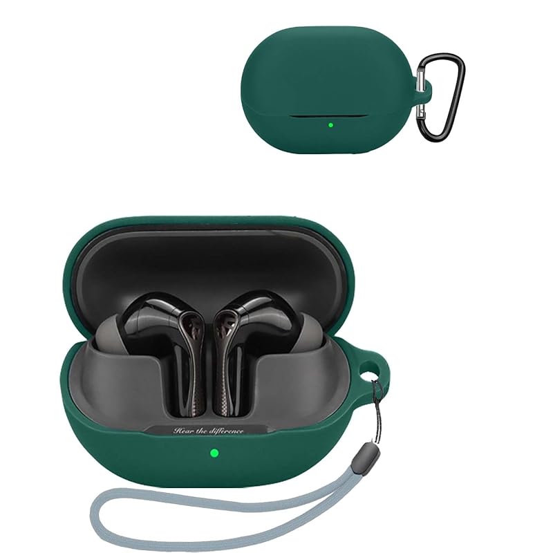 SOUNDPEATS Air5 Pro for case YAJOJO wireless earphones charging case cover With carabiner and key chain silicone protective case Fall prevention
SOUNDPEATS Air5 Pro for case YAJOJO wireless earphones charging case cover With carabiner and key chain silicone protective case Fall prevention