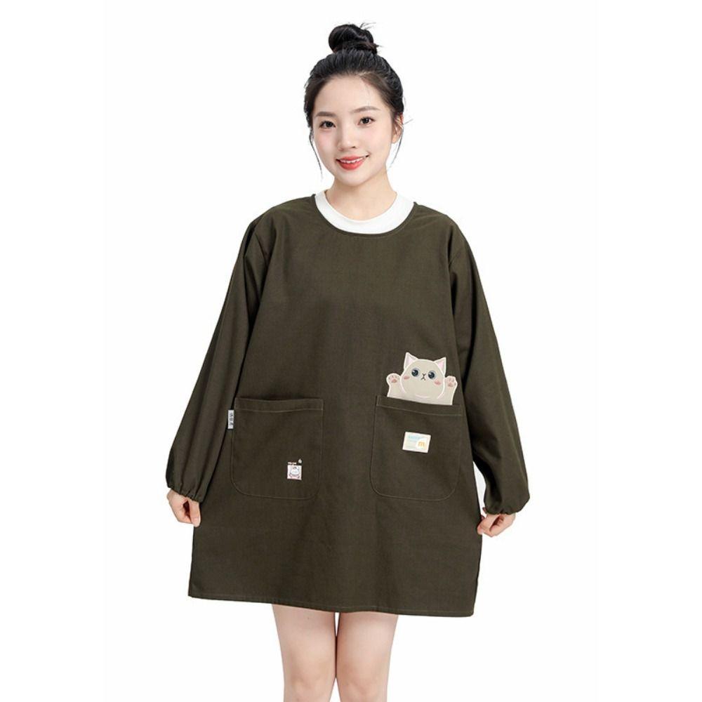 Wear-resisting Cartoon Long-sleeved Apron Thicken Cooking Overcoat Anti-fouling Overalls Cleaning
Wear-resisting Cartoon Long-sleeved Apron Thicken Cooking Overcoat Anti-fouling Overalls Cleaning