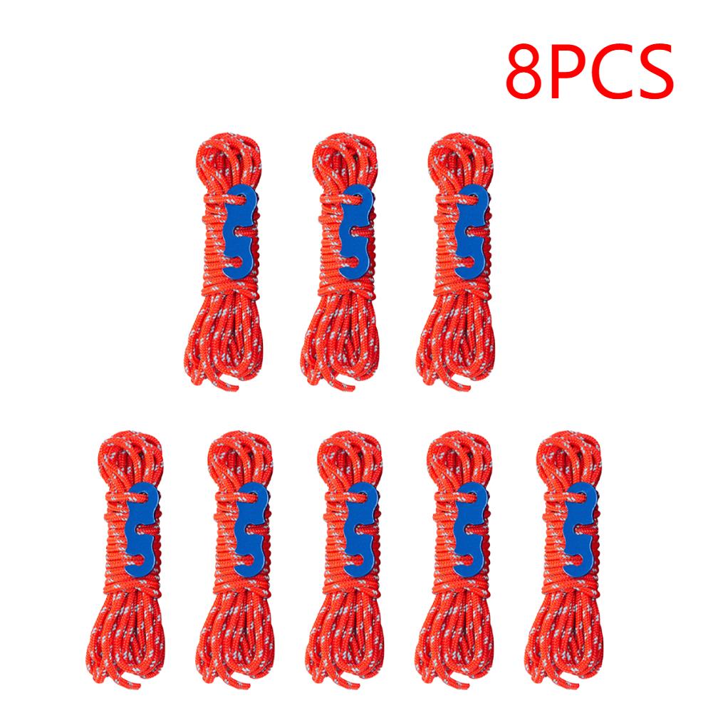 Набор из 8 штук 3 мм светоотражающей веревки для кемпинга, уличные оттяжки для палатки, шнур для навеса для кемпинга, для кемпинга, пеших походов, навеса, уличной деятельности
Набор из 8 штук 3 мм светоотражающей веревки для кемпинга, уличные оттяжки для палатки, шнур для навеса для кемпинга, для кемпинга, пеших походов, навеса, уличной деятельности