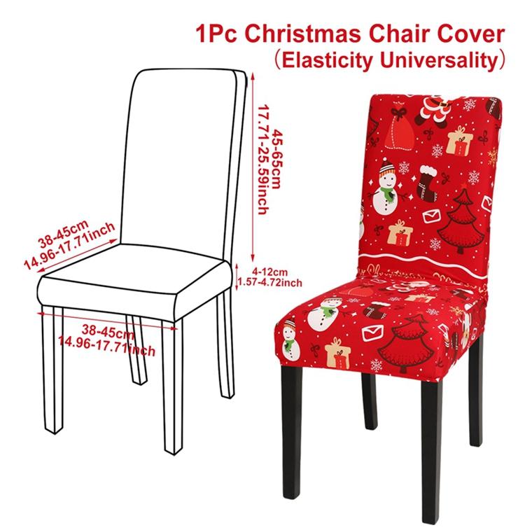 Рождественский декоративный чехол на стул, растягивающийся, моющийся, чехол на спинку стула для дома, новогоднее украшение стола, рождественский подарок
Рождественский декоративный чехол на стул, растягивающийся, моющийся, чехол на спинку стула для дома, новогоднее украшение стола, рождественский подарок