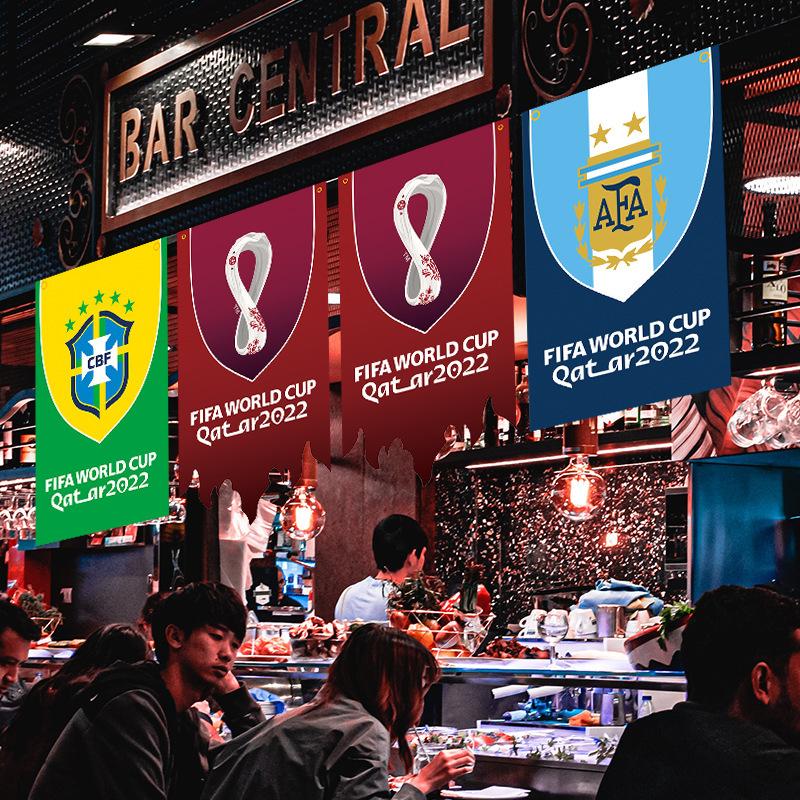 Флаги чемпионата мира по футболу Катара 2022 года, украшение для футбольной вечеринки, флаги нескольких стран, висячие флаги для болельщиков чемпионата мира по футболу
Флаги чемпионата мира по футболу Катара 2022 года, украшение для футбольной вечеринки, флаги нескольких стран, висячие флаги для болельщиков чемпионата мира по футболу