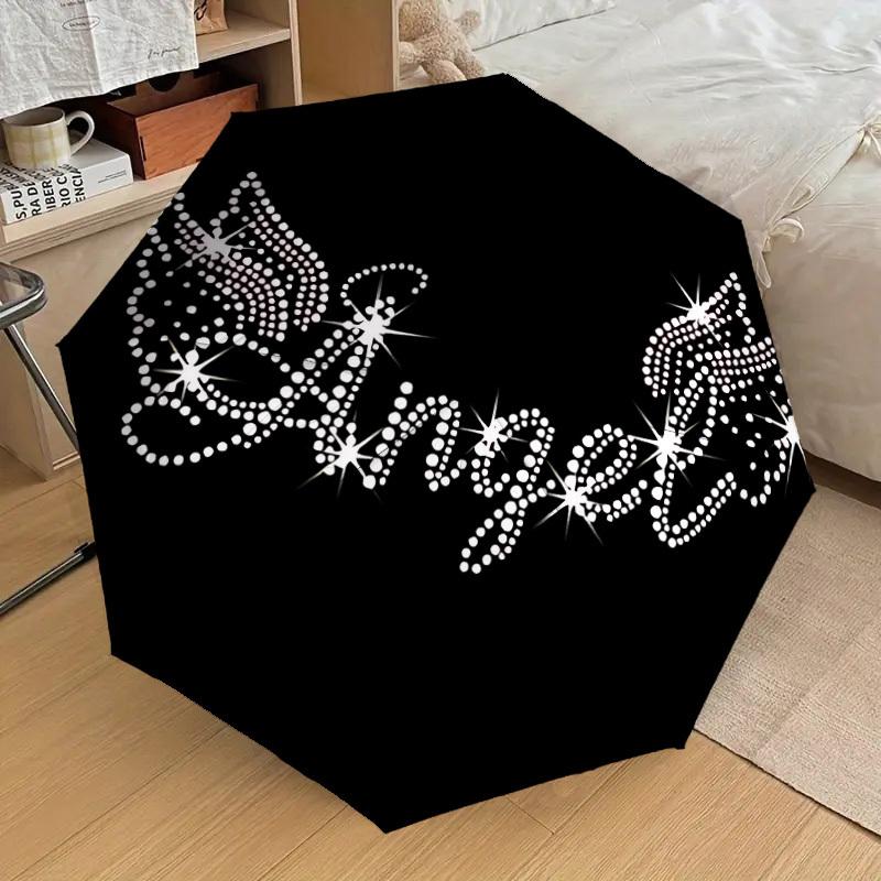 1pc Angel Rhinestone Automatic Open/Close Umbrella, 8-Rib Sturdy Frame, Umbrella for Travel, Everyday, Formal Events yy251126012
1pc Angel Rhinestone Automatic Open/Close Umbrella, 8-Rib Sturdy Frame, Umbrella for Travel, Everyday, Formal Events yy251126012