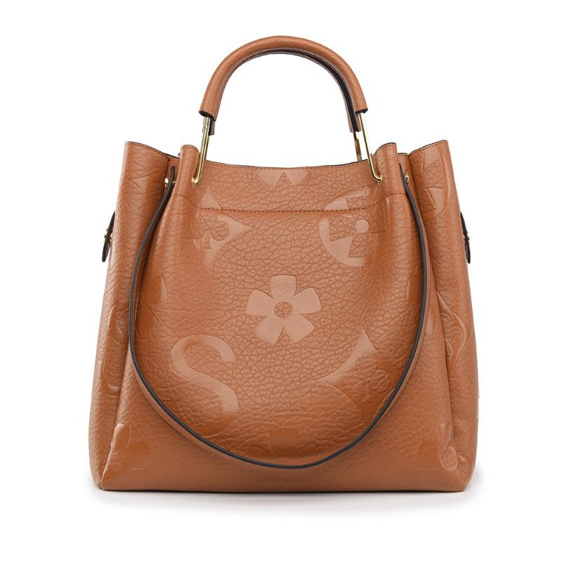 Handbag New high-end bucket bag Large capacity tote bag Fashion embossed women s handbag
Handbag New high-end bucket bag Large capacity tote bag Fashion embossed women s handbag