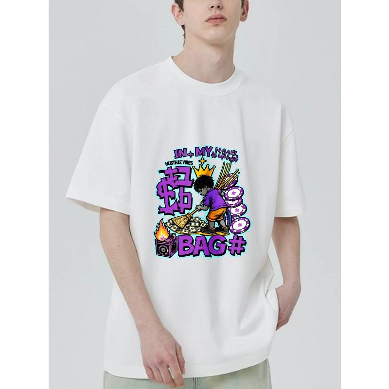 Black T Shirt With In My Bag Money And Character Graphic Print For Streetwear Fashion XXXXL білий
Black T Shirt With In My Bag Money And Character Graphic Print For Streetwear Fashion XXXXL білий