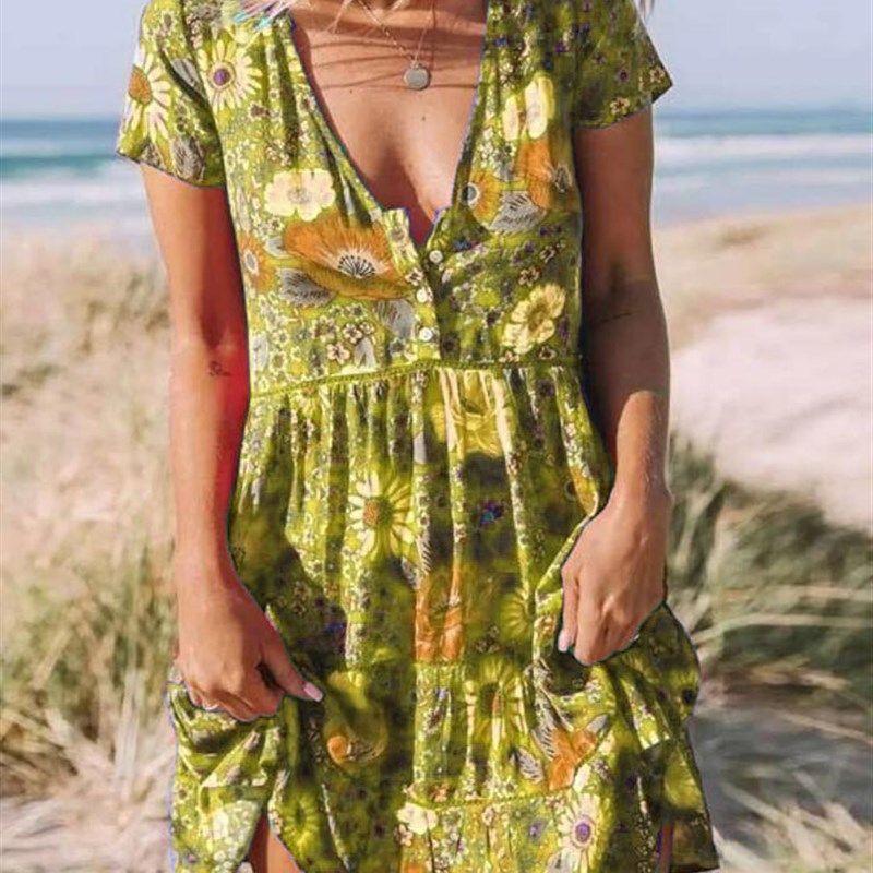 Printed VNeck Short Dress 2025 Euro Womens FashionVNeck Prin Yellow 4XL
Printed VNeck Short Dress 2025 Euro Womens FashionVNeck Prin Yellow 4XL
