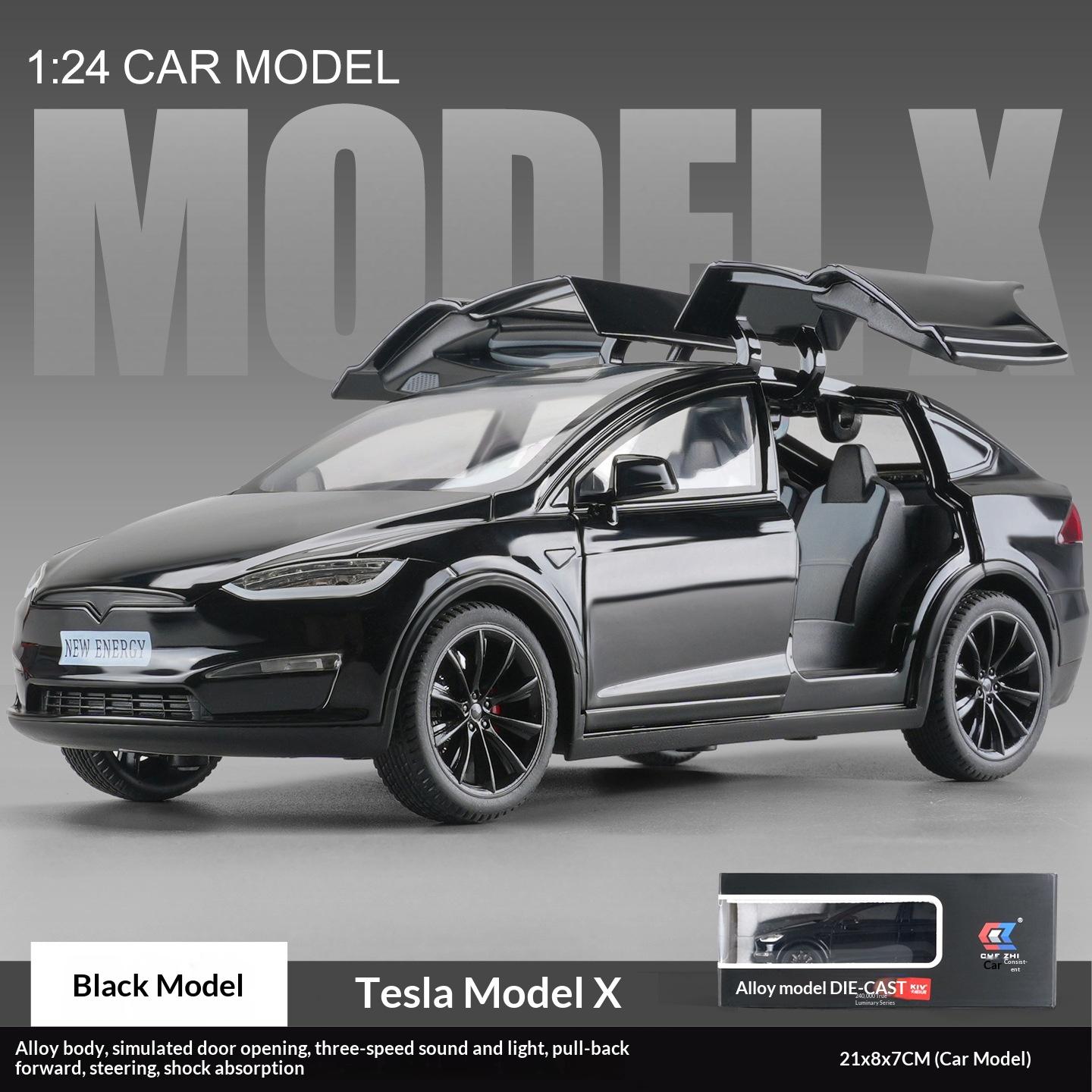 Chezhi 1:24 Tesla Model X Electric SUV - Gullwing Doors Alloy Die-Cast Model with Light & Sound, Collector‘s Toy
Chezhi 1:24 Tesla Model X Electric SUV - Gullwing Doors Alloy Die-Cast Model with Light & Sound, Collector‘s Toy