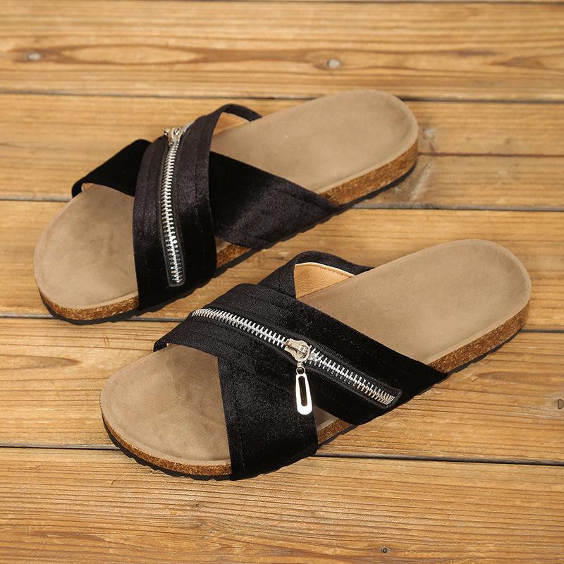 Мода 2025 Лето Новые Размеры Женские Плоские Сандалии на Плоской Подошве с Перекрестными Ремнями на Молнии и Пляжные Шлепанцы 36-43 36 чёрный
Мода 2025 Лето Новые Размеры Женские Плоские Сандалии на Плоской Подошве с Перекрестными Ремнями на Молнии и Пляжные Шлепанцы 36-43 36 чёрный