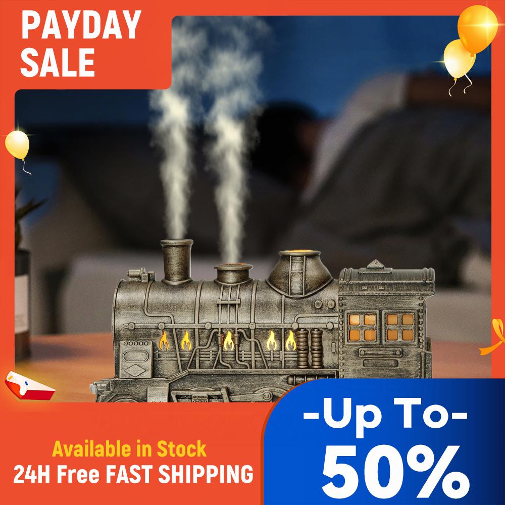 300ML Vintage Steam Train Air Diffuser Humidifier with 2-Color LED Light Cool Mist Humidifier Air Humidifier for Office Bedroom China Mainland
300ML Vintage Steam Train Air Diffuser Humidifier with 2-Color LED Light Cool Mist Humidifier Air Humidifier for Office Bedroom China Mainland