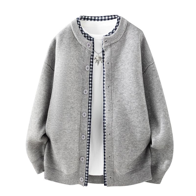 2025 Autumn/Winter Men s Knitted Base Layer Cardigan Sweater L 105120 jin сірий
2025 Autumn/Winter Men s Knitted Base Layer Cardigan Sweater L 105120 jin сірий