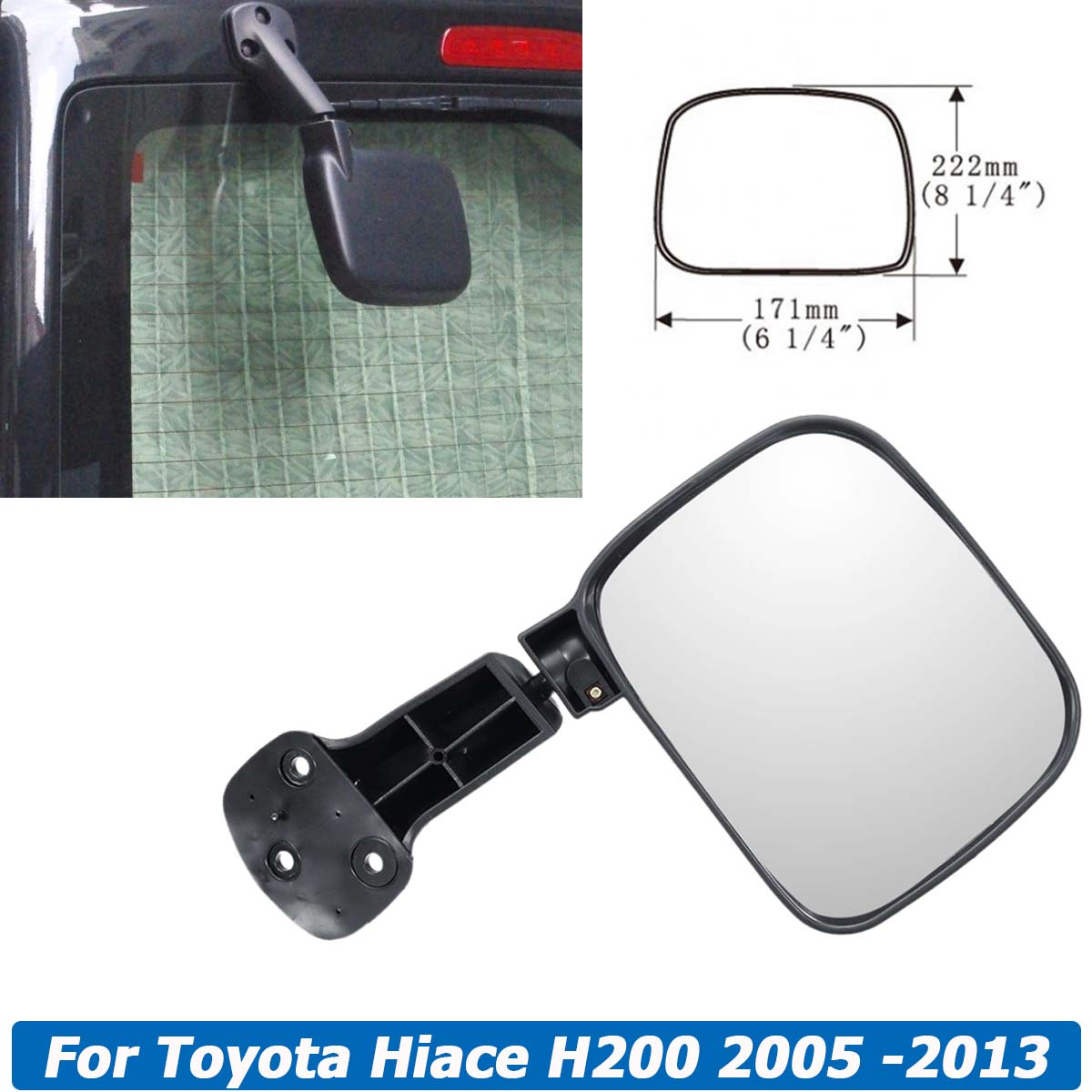Зеркало задней двери с левой стороны в сборе, грузовик, фургон для Toyota Hiace H200 2005 2006 2007 2008 2009-2013, автомобиль
Зеркало задней двери с левой стороны в сборе, грузовик, фургон для Toyota Hiace H200 2005 2006 2007 2008 2009-2013, автомобиль