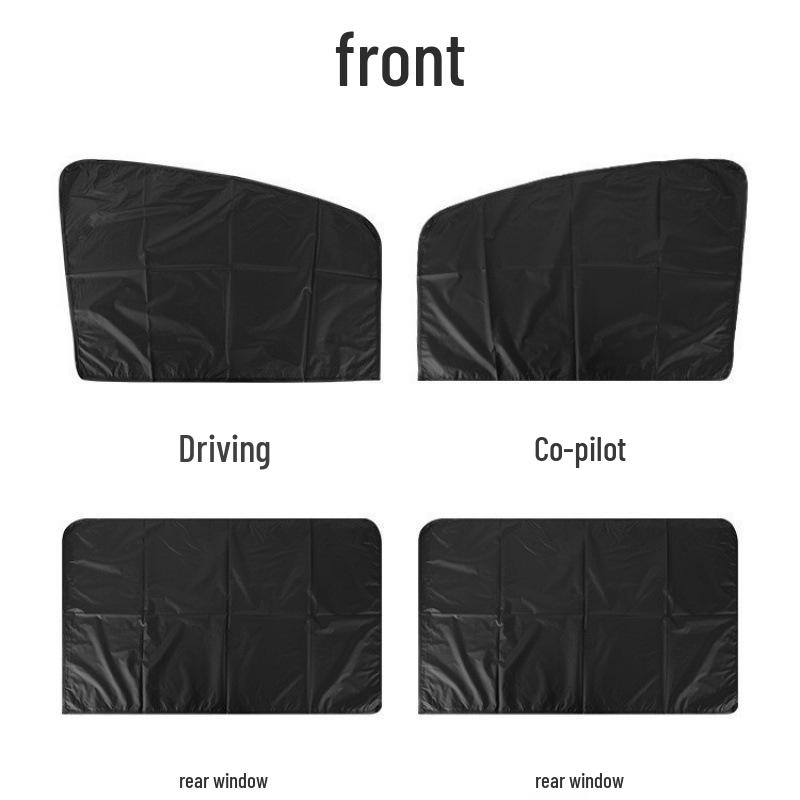 Magnetic Sun Protection Car Curtains - Full Shade, Opaque, Free Shipping Driver & Passenger Pair
Magnetic Sun Protection Car Curtains - Full Shade, Opaque, Free Shipping Driver & Passenger Pair