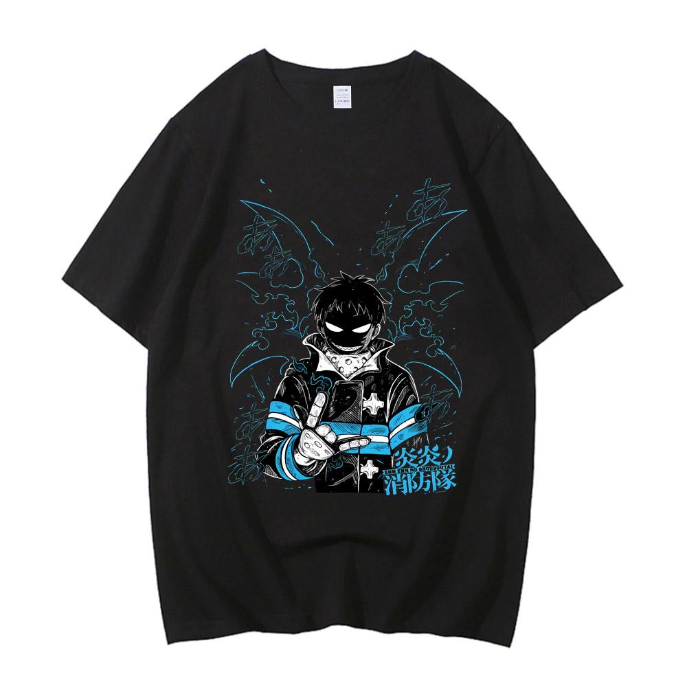 Shinra T-shirt Fire Force Skitaru Shonen Tamaki Fire Ffighters Benimar Shirt High Quality Cotton T Shirt Anime Shirt XXL
Shinra T-shirt Fire Force Skitaru Shonen Tamaki Fire Ffighters Benimar Shirt High Quality Cotton T Shirt Anime Shirt XXL
