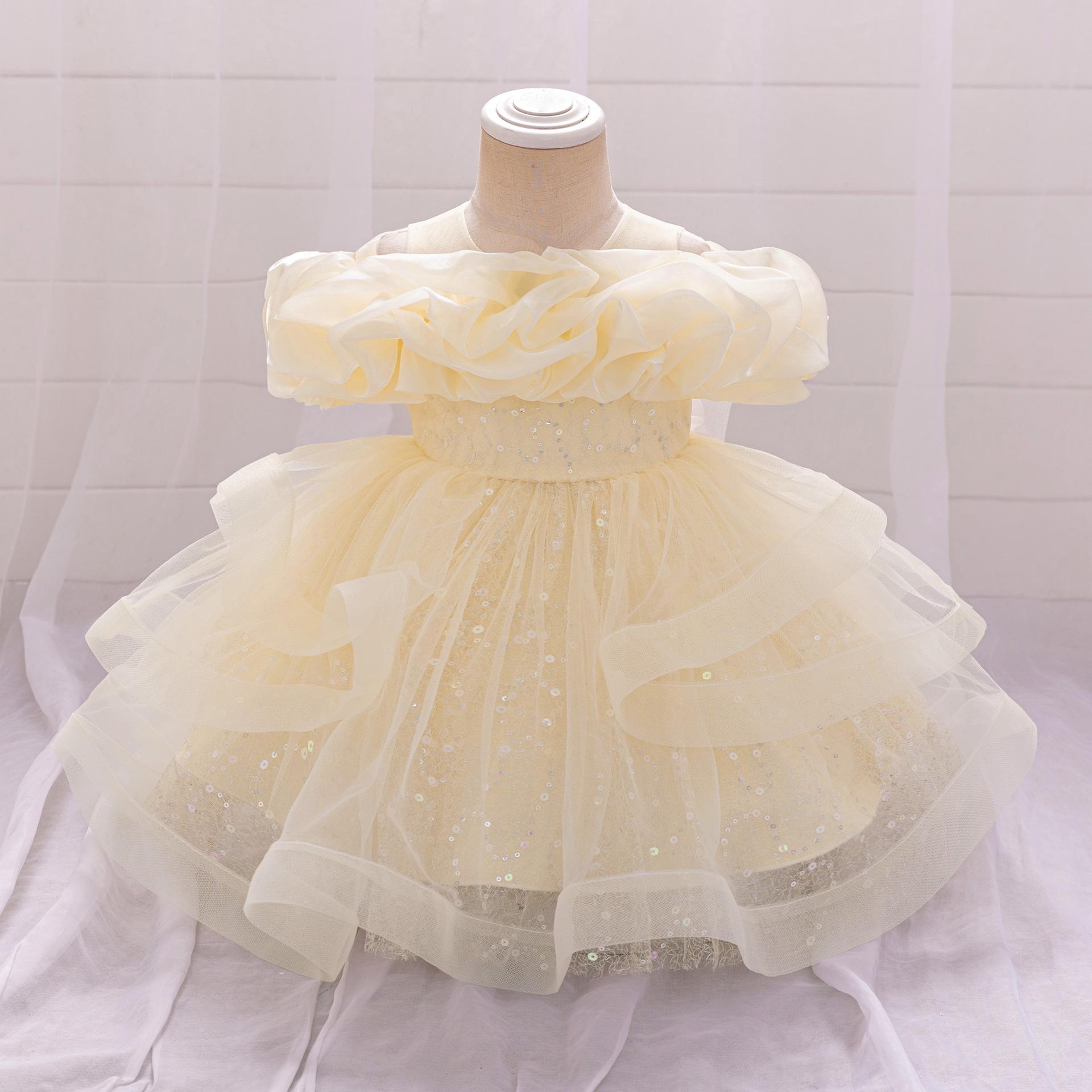 Off-Shoulder Puffy Princess Dress - Girls Formal Mesh Dress for Piano Performance 70cm/6-9M шампанского
Off-Shoulder Puffy Princess Dress - Girls Formal Mesh Dress for Piano Performance 70cm/6-9M шампанского