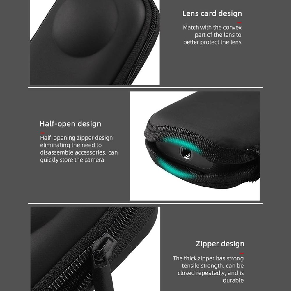 Mini Storage Case for Insta360 X3 / X2 Sport Camera Protector Portable Storage Case PU Bag for Insta 360 X3 Accessories чорний
Mini Storage Case for Insta360 X3 / X2 Sport Camera Protector Portable Storage Case PU Bag for Insta 360 X3 Accessories чорний