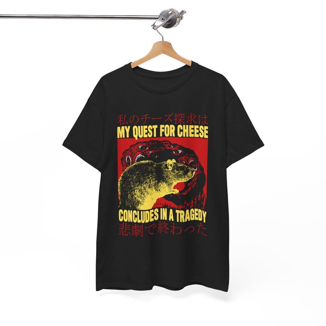 My Quest For Cheese Rat Japanese T-Shirt Mens Womens Tees Top, Unisex tee L
My Quest For Cheese Rat Japanese T-Shirt Mens Womens Tees Top, Unisex tee L