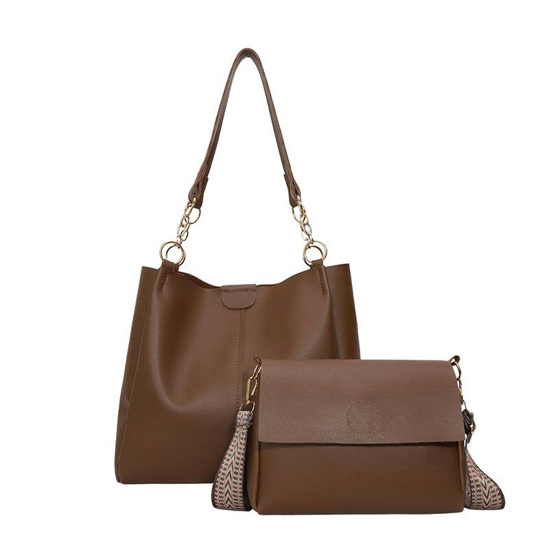 Two-piece large-capacity shoulder bag new fashionable versatile tote bag for work commuting textured bag for women
Two-piece large-capacity shoulder bag new fashionable versatile tote bag for work commuting textured bag for women