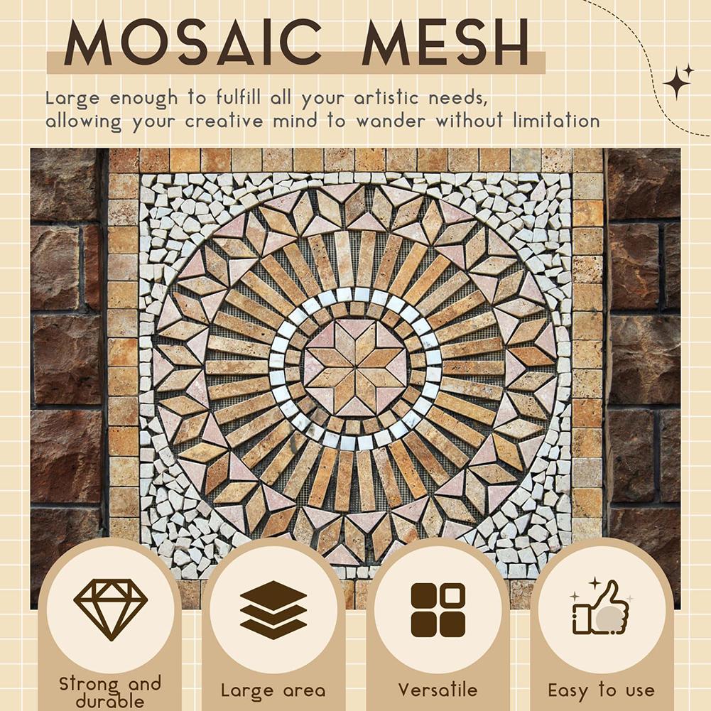 24 pcs Fiberglass Mosaic Mesh 12x12 inch Sheets for Tile Backing Craft Projects WFor All Art Floor Home Decoration China Mainland
24 pcs Fiberglass Mosaic Mesh 12x12 inch Sheets for Tile Backing Craft Projects WFor All Art Floor Home Decoration China Mainland