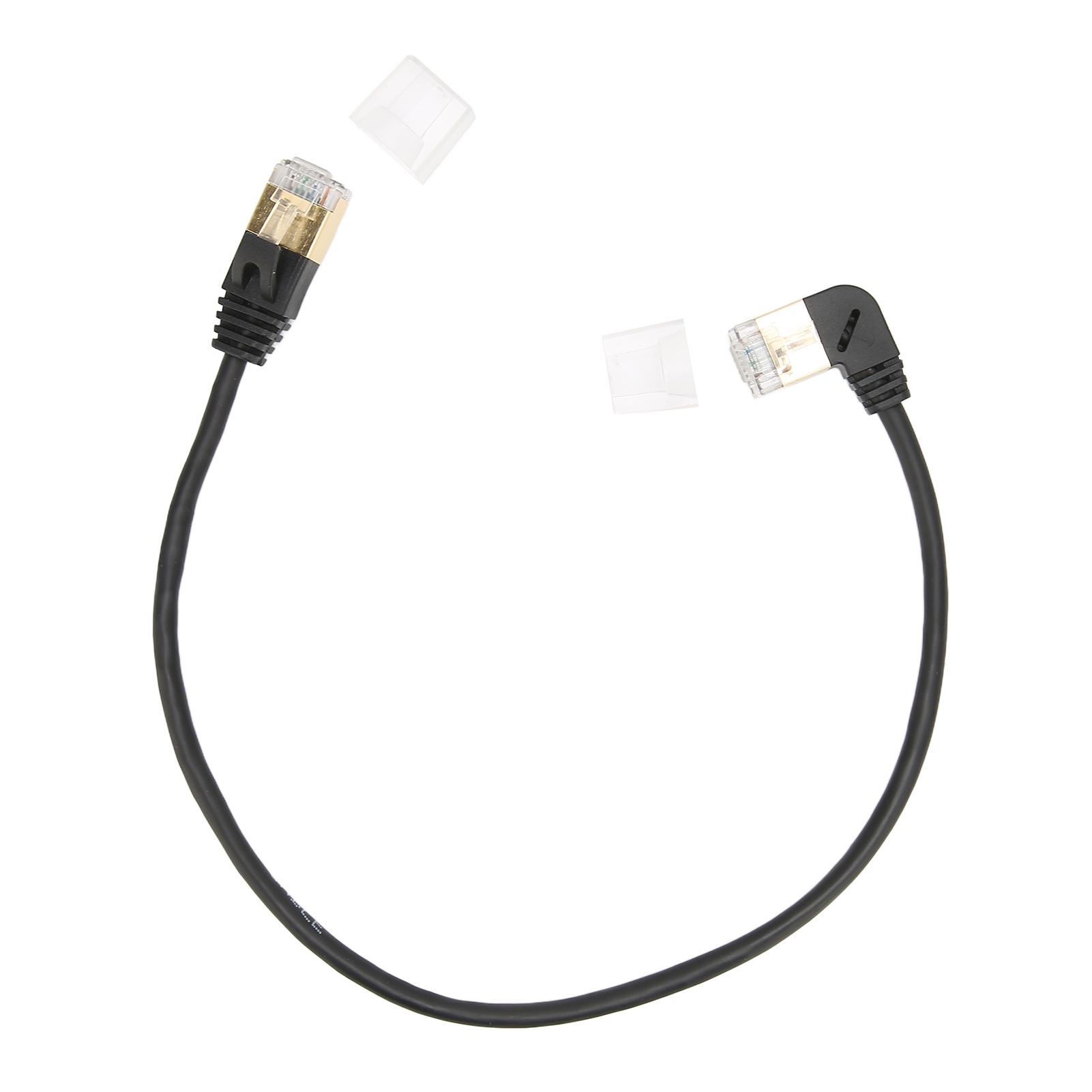 Cat8 Ethernet Cable CAT8 OD 3.8mm Gold Plated Contacts 11.81in Male to Male Ethernet Cable for
Cat8 Ethernet Cable CAT8 OD 3.8mm Gold Plated Contacts 11.81in Male to Male Ethernet Cable for