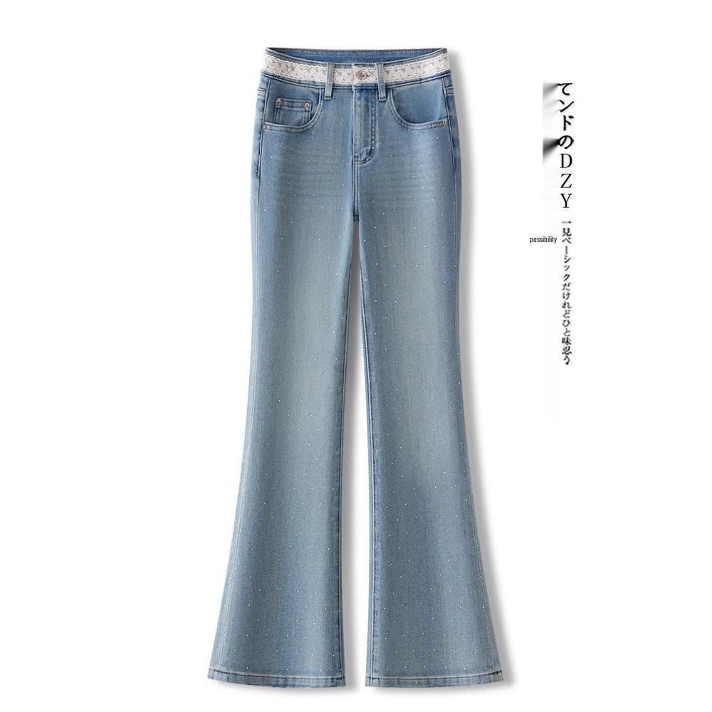 Light Color Rhinestone Lace Flared Jeans - Women s 2025 Retro Style 31/3XL 135-145 jin
Light Color Rhinestone Lace Flared Jeans - Women s 2025 Retro Style 31/3XL 135-145 jin
