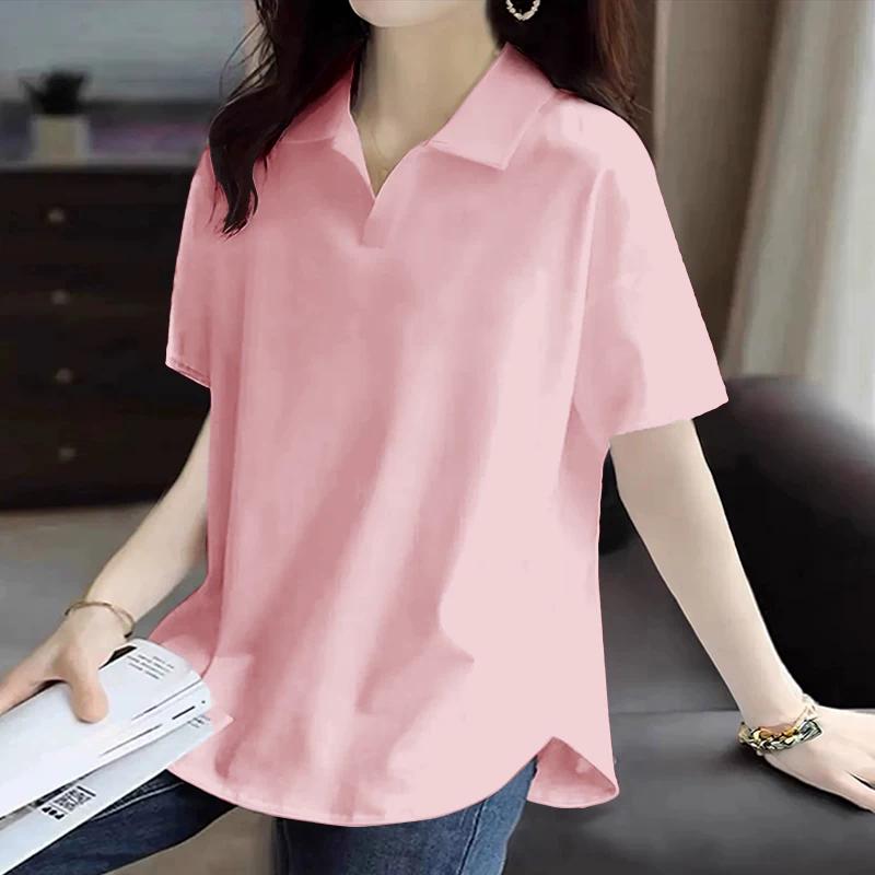 Brand Discount Store 100% Cotton Polo Shirt Short sleeve T-shirt Women Summer New Lapel Temperament Print Top M розовый
Brand Discount Store 100% Cotton Polo Shirt Short sleeve T-shirt Women Summer New Lapel Temperament Print Top M розовый