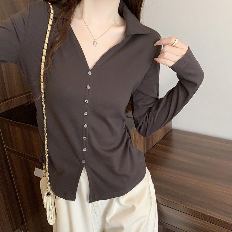 Stylish Plus Size V-Neck Long-Sleeved Top for Women 2XL сірий колір
Stylish Plus Size V-Neck Long-Sleeved Top for Women 2XL сірий колір
