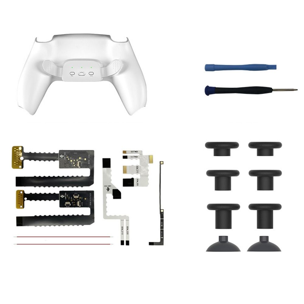 DIY Gamepad Back Paddles Gaming Gamepad Extension Professional Game Controller Adapter for PS5 чорний
DIY Gamepad Back Paddles Gaming Gamepad Extension Professional Game Controller Adapter for PS5 чорний