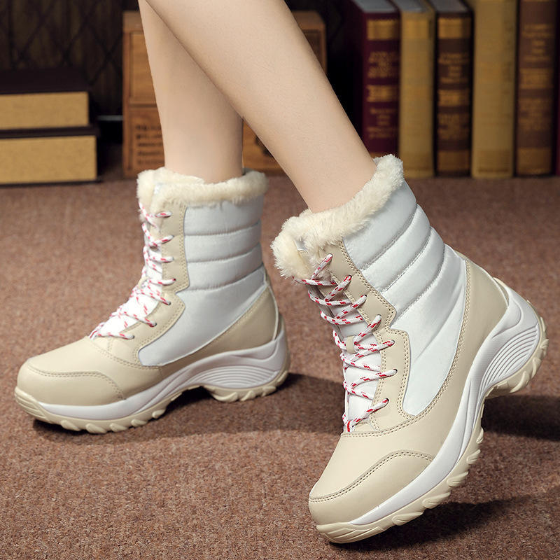 Outdoor waterproof and non-slip medium tube high-top cotton shoes winter velvet snow boots women s medium tube Martin boots cotton shoes 35
Outdoor waterproof and non-slip medium tube high-top cotton shoes winter velvet snow boots women s medium tube Martin boots cotton shoes 35