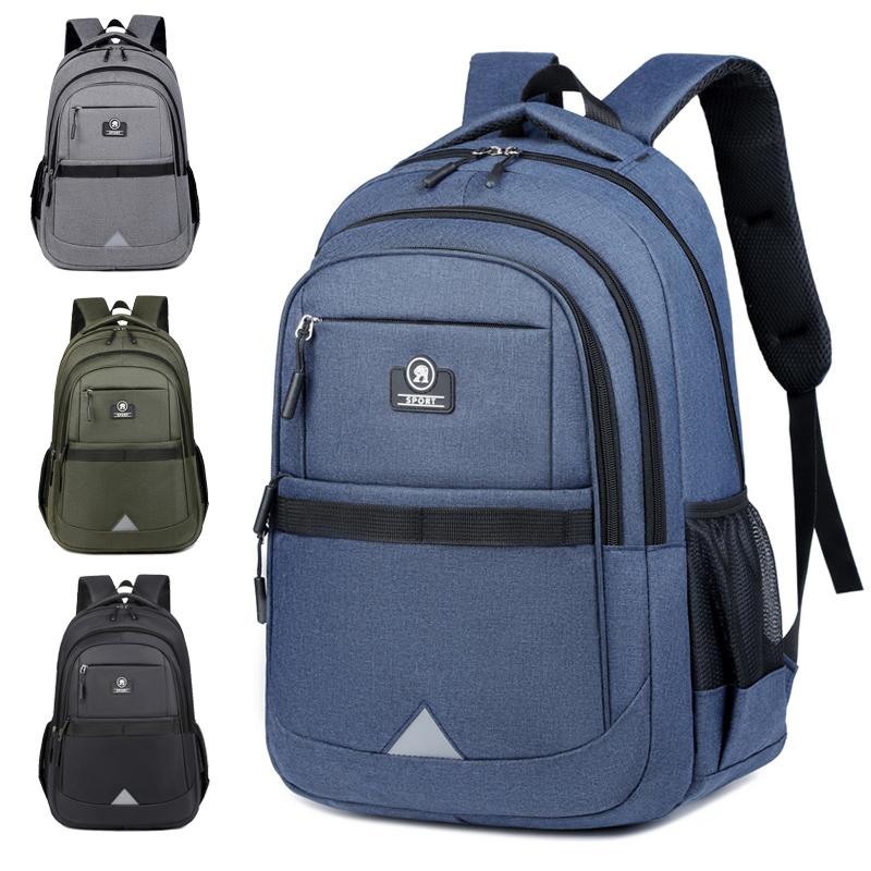 Large-capacity Student School Bag Casual Solid Color Backpack Material Oxford Men New Backpack Multi-functional Simple Bag 14 inches
Large-capacity Student School Bag Casual Solid Color Backpack Material Oxford Men New Backpack Multi-functional Simple Bag 14 inches
