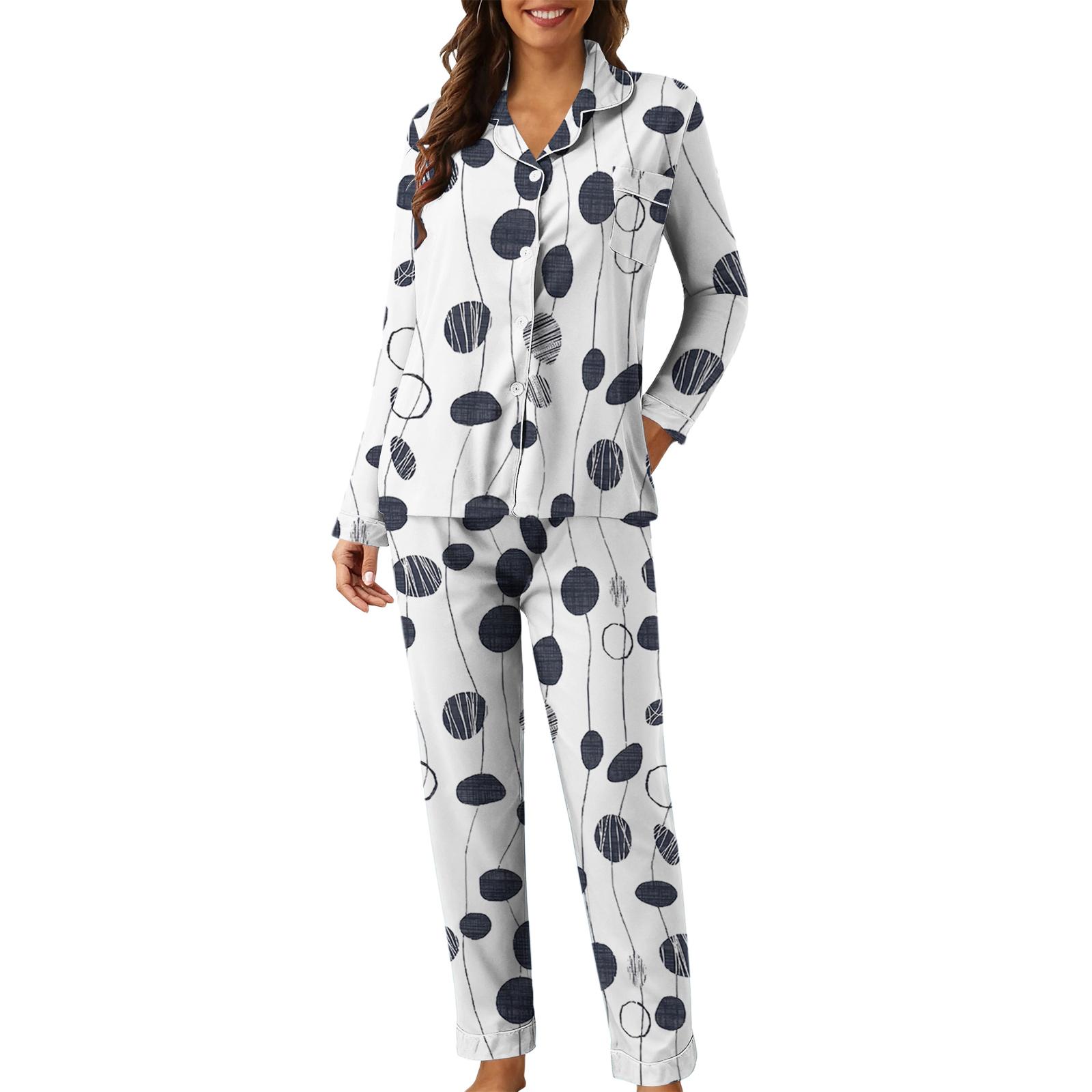 Women s Casual Fashion Vintage Print Long-Sleeved Top And Trousers Homewear Set L білий
Women s Casual Fashion Vintage Print Long-Sleeved Top And Trousers Homewear Set L білий