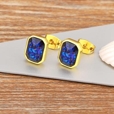 Nidin Top Quality 4 Colors Opal Square Stud Earrings Luxury Cute Lucky Gold Plated Fine Wedding Jewelry Party Gift For Female темно-синий
Nidin Top Quality 4 Colors Opal Square Stud Earrings Luxury Cute Lucky Gold Plated Fine Wedding Jewelry Party Gift For Female темно-синий