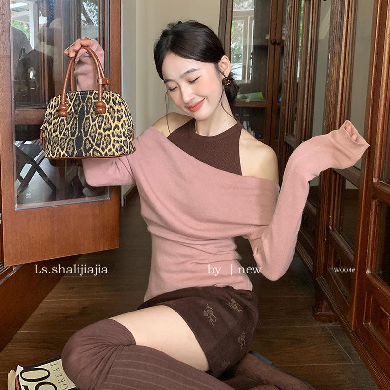 LS Two-Piece Color-Block Knit Top - Elegant Autumn/Winter Women s Fashion W004 One Size
LS Two-Piece Color-Block Knit Top - Elegant Autumn/Winter Women s Fashion W004 One Size