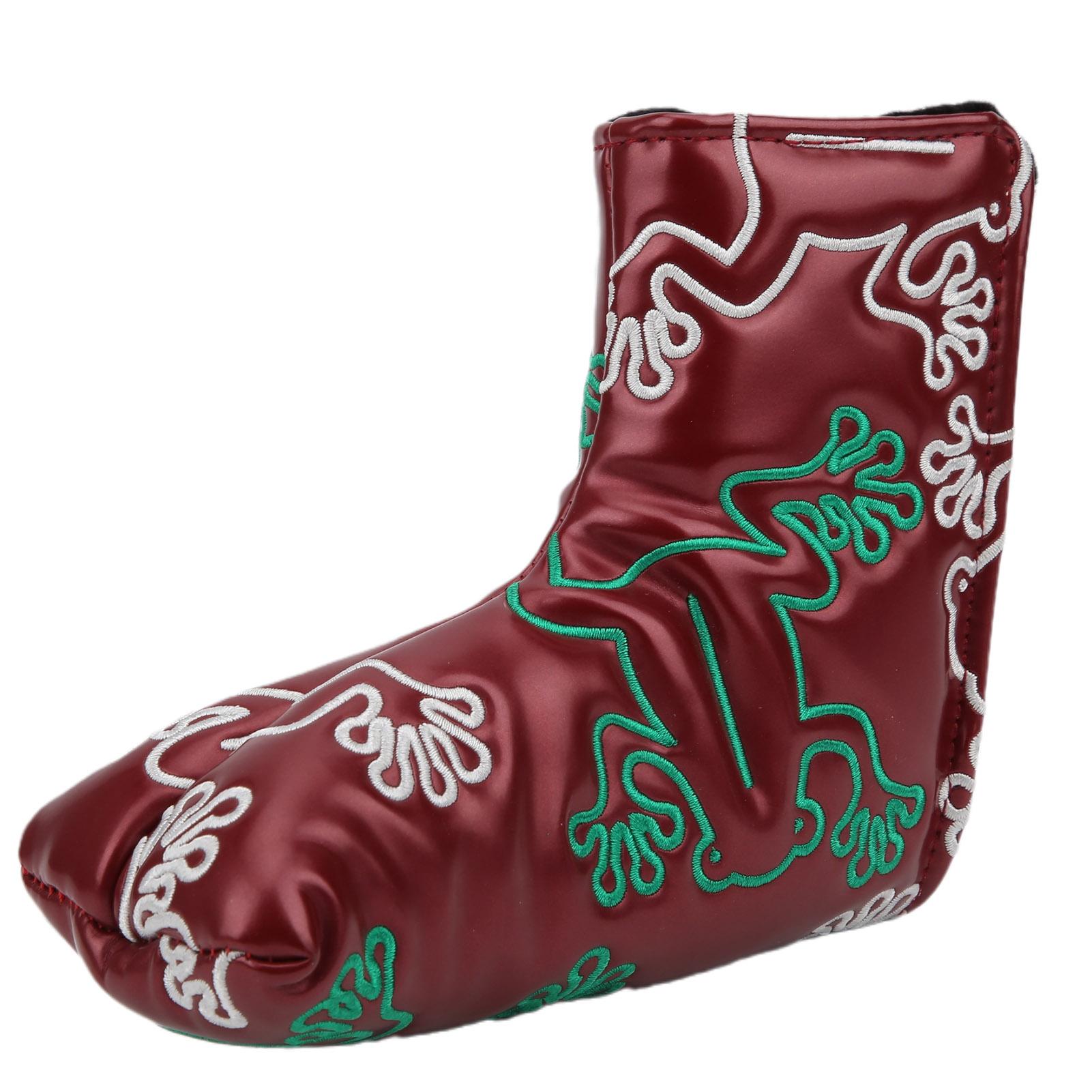 Golf Putter Headcover Embroidery Putters PU Protective Head Cover Magnetic ClosureWine Red вина червоного кольору
Golf Putter Headcover Embroidery Putters PU Protective Head Cover Magnetic ClosureWine Red вина червоного кольору