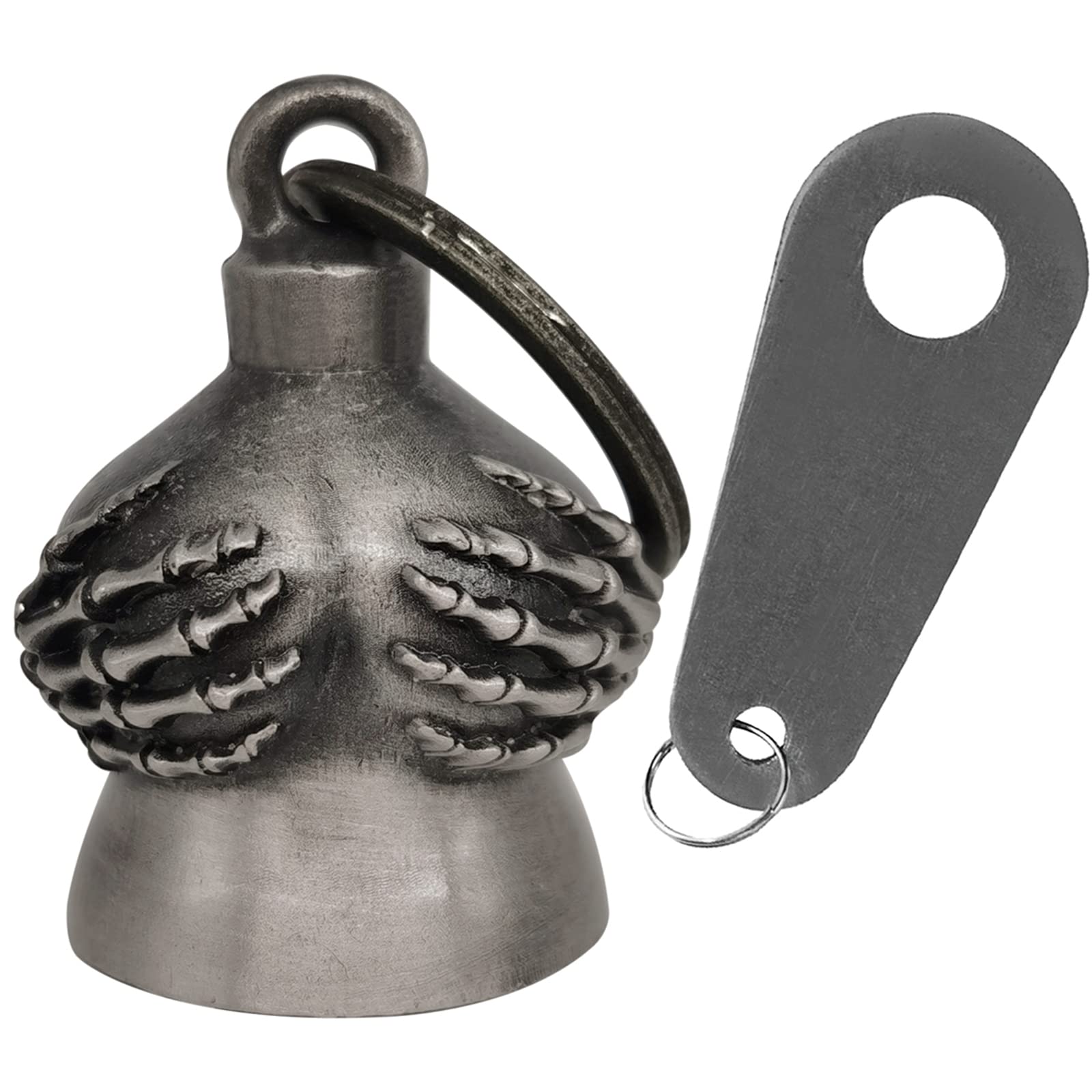 Dream Apparel Motorcycle Biker Bell W/ Motorcycle Bell Hanger, Motorcycle Accessories or Key Chain for Luck, Silver
Dream Apparel Motorcycle Biker Bell W/ Motorcycle Bell Hanger, Motorcycle Accessories or Key Chain for Luck, Silver