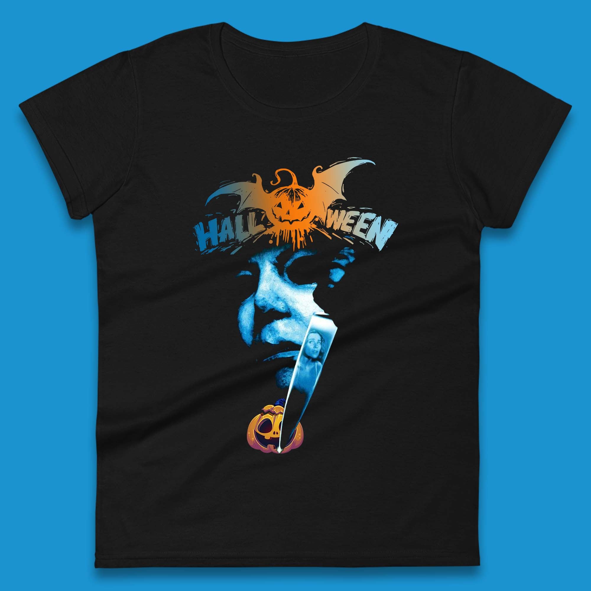 Michael Myers Halloween Laurie Halloween Take A Knife Horror Movie Character Womens Tee T Shirt Mens Tops Unisex Top 4XL
Michael Myers Halloween Laurie Halloween Take A Knife Horror Movie Character Womens Tee T Shirt Mens Tops Unisex Top 4XL