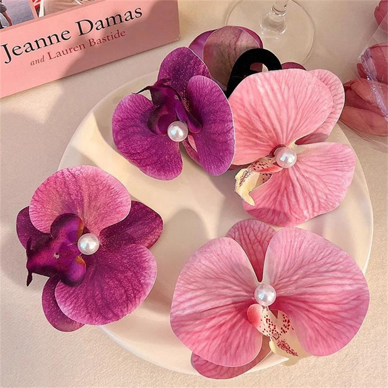 Orchid Flower Hair Clip Hair Ornament Hair Accessories Bohemia Barrettes Floral Pearl Hair Clip Headdress Orchid Hairpin
Orchid Flower Hair Clip Hair Ornament Hair Accessories Bohemia Barrettes Floral Pearl Hair Clip Headdress Orchid Hairpin