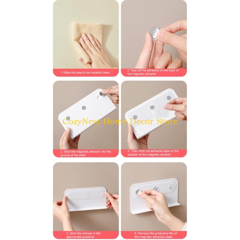 92MF Durable ABS Magnetic Remote Control Shelf Adhesive Wall Mount Home Storage Solution For TV Remotes Keys Smartphones China Mainland
92MF Durable ABS Magnetic Remote Control Shelf Adhesive Wall Mount Home Storage Solution For TV Remotes Keys Smartphones China Mainland