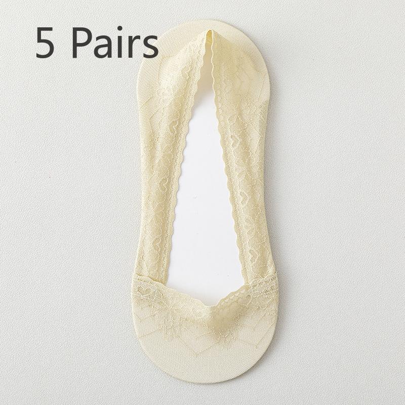 5 пар женских тонких кружевных носков-лодочек из чистого хлопка на весну и лето с нескользящей подошвой, впитывающих пот 5 Pairs зелёный
5 пар женских тонких кружевных носков-лодочек из чистого хлопка на весну и лето с нескользящей подошвой, впитывающих пот 5 Pairs зелёный