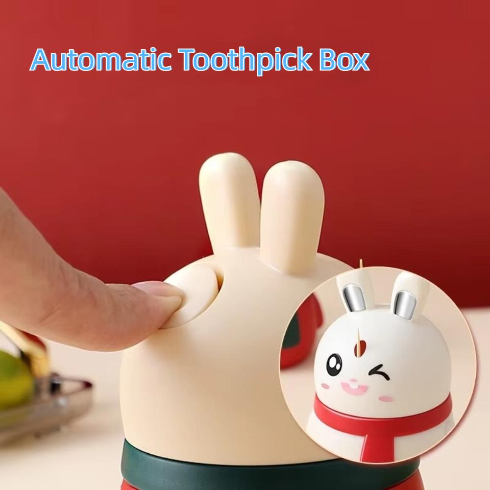 Automatic Plastic Toothpick Holder Press Rabbit Toothpick Boxs New Toothpick Dispenser рожевий
Automatic Plastic Toothpick Holder Press Rabbit Toothpick Boxs New Toothpick Dispenser рожевий