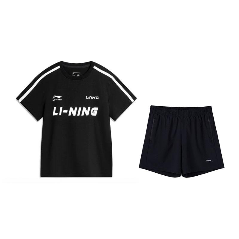 Li-Ning Versatile Short Sleeve Simple Comfortable Shorts Casual Sports Suit Women suit Black U712-2+W518-1 L
Li-Ning Versatile Short Sleeve Simple Comfortable Shorts Casual Sports Suit Women suit Black U712-2+W518-1 L