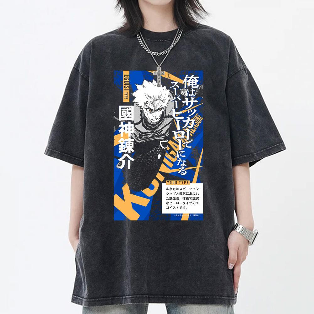 Anime Blue Lock Rensuke Kunigami Cool Graphic Washed Tshirt Men Manga T-shirts Casual Tee Harajuku Male Cotton Vintage T Shirt XXL чорний
Anime Blue Lock Rensuke Kunigami Cool Graphic Washed Tshirt Men Manga T-shirts Casual Tee Harajuku Male Cotton Vintage T Shirt XXL чорний