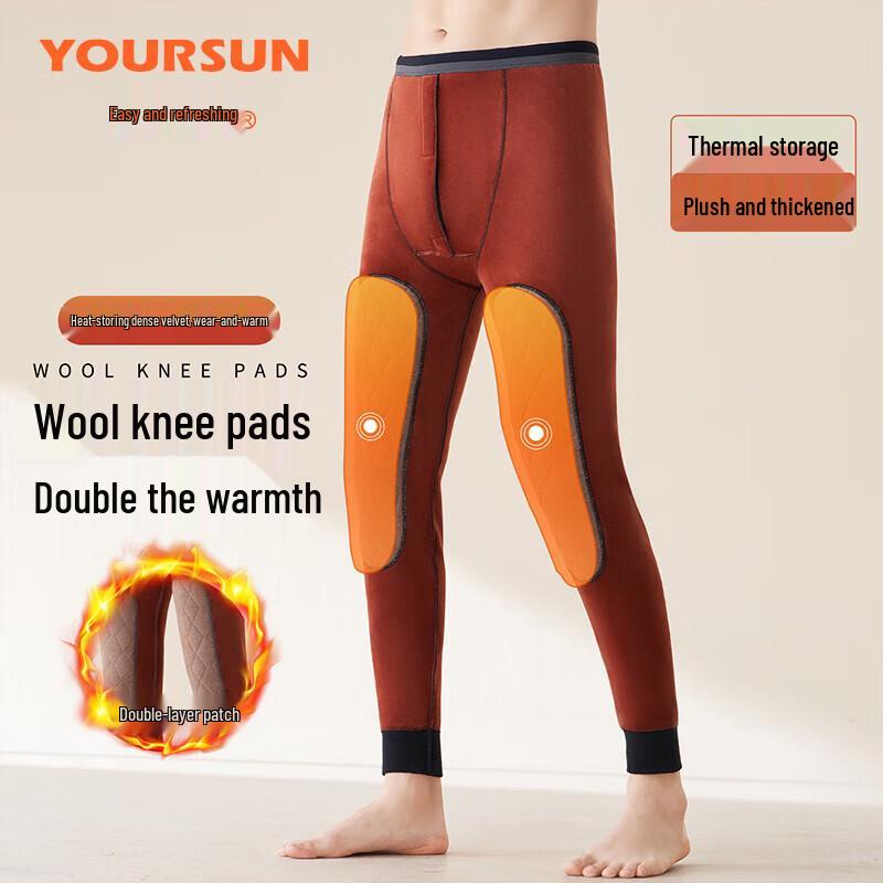 Мужское шерстяное термобелье Yiershuang с уплотнением и наколенниками L
Мужское шерстяное термобелье Yiershuang с уплотнением и наколенниками L