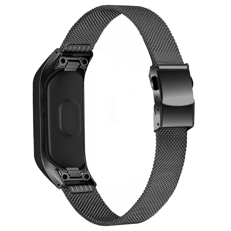 Premium Stainless Steel Watch Strap Tortoise Back Buckle Milanese Replacement Watchband for Samsung Galaxy Fit-e SM-R375 Black
Premium Stainless Steel Watch Strap Tortoise Back Buckle Milanese Replacement Watchband for Samsung Galaxy Fit-e SM-R375 Black