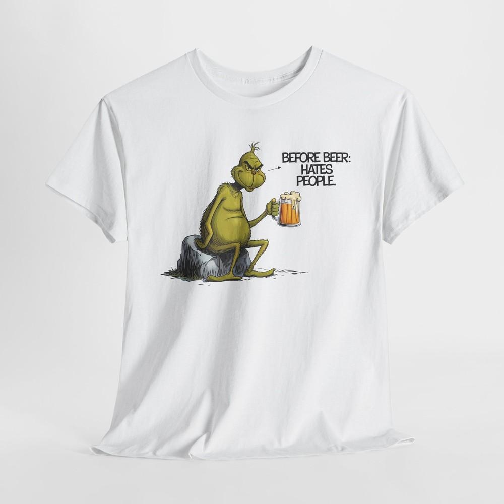 Unisex T-shirt Tee, Funny Drinking Shirt, Hates People Before Beer, Cartoon Grinch Gift M
Unisex T-shirt Tee, Funny Drinking Shirt, Hates People Before Beer, Cartoon Grinch Gift M