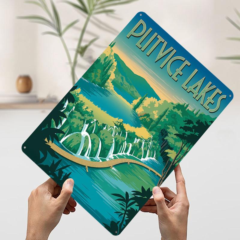 Plitvice Lakes Travel Tin Plaque Poster Customized Wall Art Retro Vintage Metal Signs for Man Cave Decoration Living Room Decor 7.9x11.8In(20x30cm)
Plitvice Lakes Travel Tin Plaque Poster Customized Wall Art Retro Vintage Metal Signs for Man Cave Decoration Living Room Decor 7.9x11.8In(20x30cm)