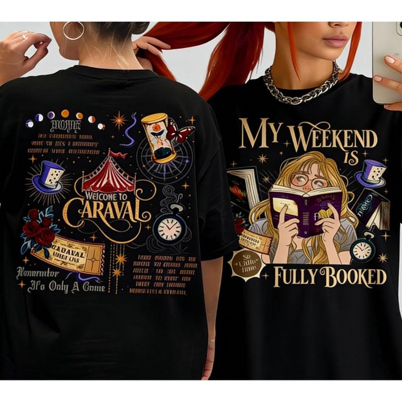 My Weekend Is Fully Booked Shirt Bookworm Tee Caraval Series Shirt Stephanie Garber Finale Merch Gift Cotton Shortsleeve Tops 4XL
My Weekend Is Fully Booked Shirt Bookworm Tee Caraval Series Shirt Stephanie Garber Finale Merch Gift Cotton Shortsleeve Tops 4XL